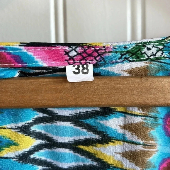 Large, extra large swimsuit, cover-up, colorful women’s - Picture 3 of 5